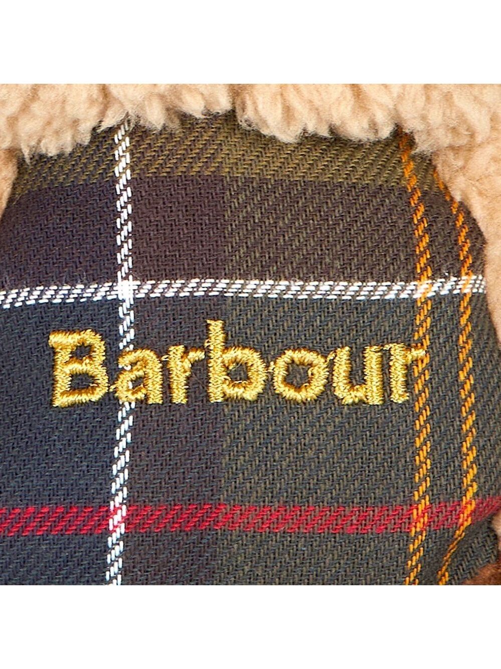 Barbour Dog Toy Rabbit Plaid Stuffed Logo Squeaker Dog Toy 🐾Best Friend - Picture 6 of 10